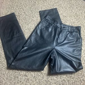 Leather Pants Jones New York Sport Black Size 4